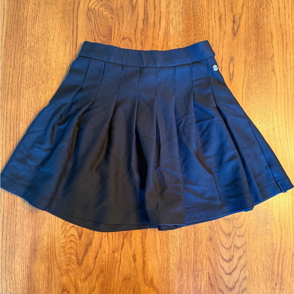 Zara Girls Black Pleated Skirt